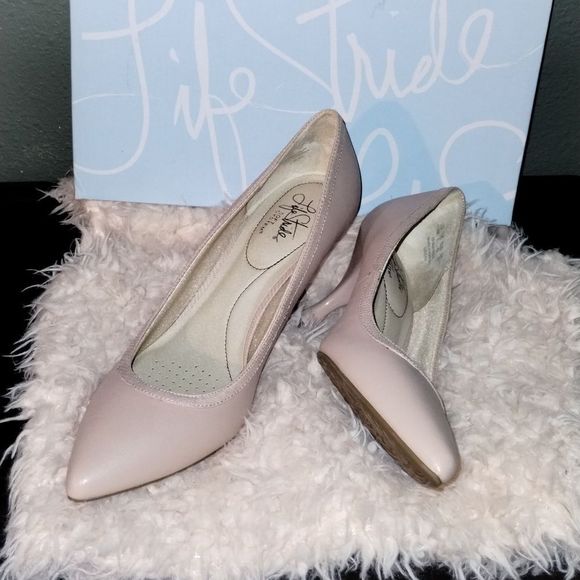 Life Stride Shoes - Sirena, Blush Lux/Liz heel
